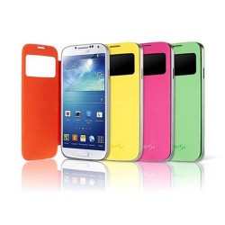 View Window Case for Samsung I9190 GALAXY SIV S4 Mini Smart Opening Screen Battery Cover