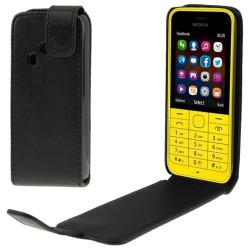 Vertical Flip Leather Case for Nokia 220 Up and Down Phone Case