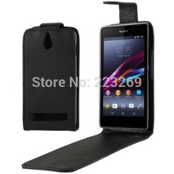 Vertical Flip Leather Case for Sony Xperia E1 Phone Case Cover