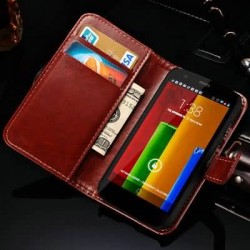 Vintage PU Leather With Stand Wallet Case For Motorola Moto G Phone Bag Vintage With Card Holder New