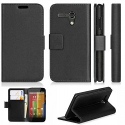 Wallet Leather Case for Motorola Moto G DVX XT1032 with Business/Bank/Credit Card holder Back Stand Cases Bags