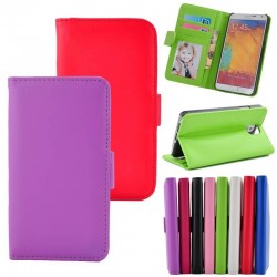 Wallet Leather Case for Samsung Galaxy Note 3 III N9000 Phone Bags Cases Flip Stand Photo Frame with Card Slot Holster