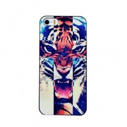 10pcs/lot Animal Tiger Picture Custom Print Hard Plastic Case Cover For Iphone 4 4S 5 5S 5C