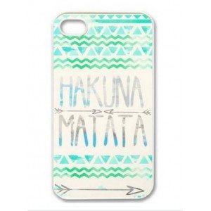 Buy 10pcs/lot Hakuna Matata Style Custom Print Hard Plastic Case Cover For Iphone 4 4S 5 5S 5C online