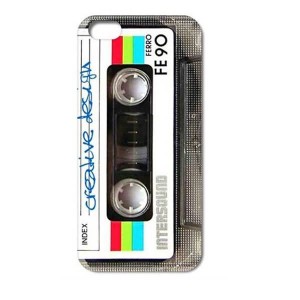 Buy 10pcs/lot New Fashioin Vintage Cassette Tape FE90 Style Hard Plastic Case Cover For Iphone 4 4S 5 5S 5C online