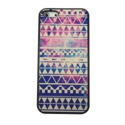 10pcs/lot VintageColor Bule African Tribes Design Custom Hard Plastic Phone Case Cover For Iphone 4 4S 5 5S 5C