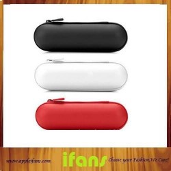 Wireless Bluetooth Pill Speaker Zipper Case, Leather Pouch Carry Bag Case for Audio Player Speaker