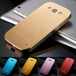 Without Screw Ultrathin Aluminum Metal Hard Case for Samsung Galaxy S3 i9300 SIII Cover Luxury, Free Screen Film