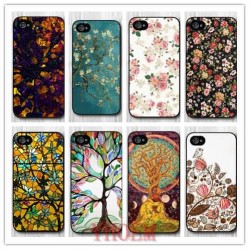 Vintage Flower Hard Cover Case For iPhone 4 4s 4g