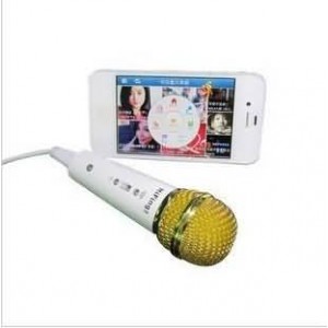 Buy 1 pcs fast and for Brand New Wired microphone for iphone4 /5 for ipad and for Android phones for sing lovers online