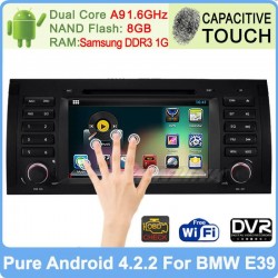 100% Pure Android 4.2 Car DVD Player For BMW E39 X5 E53 2000 2001-2007 1.6GHz Dual Core A9 Radio GPS Built-in
