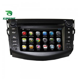Buy 100% Pure Android Car DVD Player GPS Radio multimedia stereo For Toyota Rav4 2006-2012 + Capacitive Screen + Free map KF-7015 online