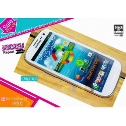 100 pair / lot ( 100 pcs front + 100 pcs back ) original foil Factory use film For Samsung S3 i9300 clear with Android Logo