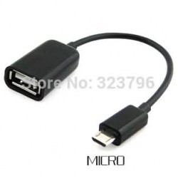 100pcs Micro USB OTG Cable Adapter For Samsung HTC Tablet Sony Android Tablet PC MP3/MP4 smart Phone