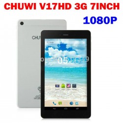 10pcs DHL CHUWI V17HD 3G Dual Core Tablet PC Intel Z2520 7.0'' 1GB RAM 8GB ROM Android 4.2 IPS Screen GPS Bluetooth OTG B