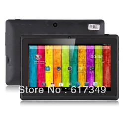 10pcs Free DHL GDIPPO Q8H Tablet PC Dual Core All Winner A23 7 Inch Android 4.2 4GB Dual Camera Black