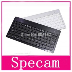 10pcs/lot Super Mini Keyboard Bluetooth Wireless White/black Keyboard for PC Macbook Mac pad 2 phone Bluetooth version 3.0