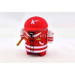 10pcs the newest Second generation android robot baseball guy bluetooth speaker phone sound card speakers FM radio
