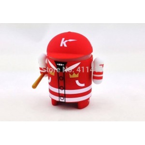 Buy 10pcs the newest Second generation android robot baseball guy bluetooth speaker phone sound card speakers FM radio online