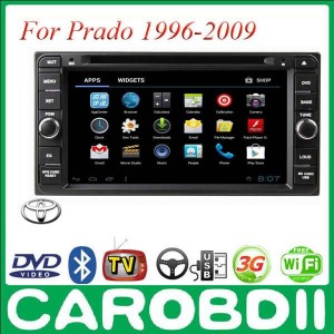 Buy 1din Android For Toyota Prado 1996-2009 Car DVD Player With TV/3G/GPS/ Car DVD GPS Avanza For Toyota DVD Car Android online