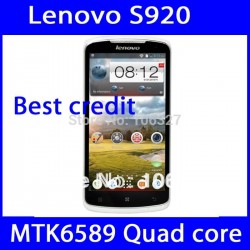 100% original Lenovo S920 phone Android 4.2 cellphone MTK6589 Quad-core 1.2G 5.3" HD IPS 1GB RAM A789 A820/ Eva