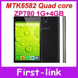 ZOPO ZP780 5.0" MT6582 quad core 960*540 Andriod 4.2 Ram 1G Rom 4G dual camera 5M and 8M GPS