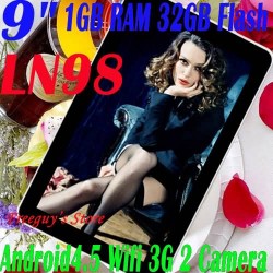 1GB RAM 9 Inch tablet PC Dual Core 16GB 3G Phone Tablet Android 4.5 Dual Camera With Keyboard Q6+$5 Gift