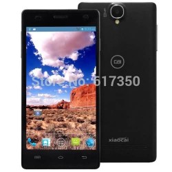 Xiaocai X9+ 4GB White, 5.0 inch 3G Android 4.2.1 Smart Phone, MTK6582 Quad Core 1.3GHz RAM:1GB Dual SIM, WCDMA & GSM