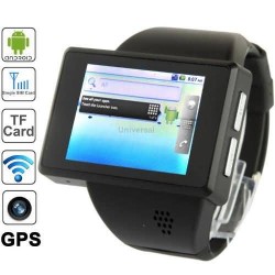 Z1 Black,Android Watch Phone with GPS Bluetooth Function,2 inch Capacitive ,Quad band,GSM850/900/1800/1900MHz