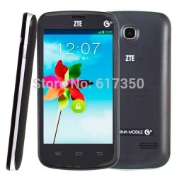 ZTE Q101T Black, 4.0 inch Android 2.3 Smart Phone, SC8810 Single Core 1.0GHz, RAM: 256MB, ROM: 512MB, GSM Network, Dual SIM