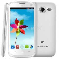 ZTE Q201T 4GB White, 4.5 inch Android 4.2 Capacitive Screen Smart Phone, MTK6572 Dual Core RAM: 512MB, Dual Sim, GSM Network