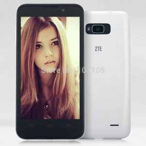 Buy ZTE V965 3G MTK6589 Quad core1.2GHz 4.5 inch IPS 512MB RAM+4GB ROM 5.0MP Android 4.1 GSM/WCDMA online