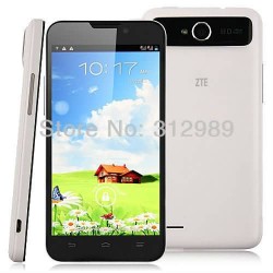 ZTE V987 Smart Phone Android 4.1 MTK6589 Quad Core 5.0 Inch HD IPS Screen 8.0MP Camera Resolution 1280*720