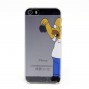 Buy 10 picture Ultra-Thin HOMER SIMPSON eat Phone Cases for apple iphone 4 4s Transparent Back Cell Phone Protective Cover online
