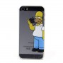 Buy 10 picture Ultra-Thin HOMER SIMPSON eat Phone Cases for apple iphone 4 4s Transparent Back Cell Phone Protective Cover online