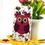 Buy 10 Style Hard ABS Back Lovely Cute Owl Hard Phone Case for iPhone 4/4S Mobile Shell Cell phone cover online