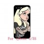 Buy 10pcs/lot Fashion Contemplative beauty Painting Custom Hard Plastic Case Cover For Iphone 4 4S 5 5S 5C online
