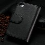 Buy With 7 Card holders Durable PU leather Wallet case for iPhone 4 4S 4G phone bag for iPhone4 Luxury Book Black, Free Screen Flim online