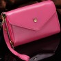 Buy 1 Piece 7 Color PU Leather Crown Smart Pouch/ case/ bag/pu wallet For iphone or Samsung Phone online