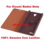 Buy 100% Genuine Cow Leather Case Case Stand Cover Leather Pouch For Xiaomi Redmi Note online