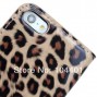 Buy 1pc Luxury Cheetah Leopard Skin Stripe Pattern Flip leather wallet stand Case for iPhone5 5G 5S with card holder phone bag pouch online