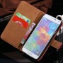 Buy Classic! Genuine Leather Case For Samsung Galaxy S5 I9600 Wallet Phone Bag Flip Cover with Stand and Card Holder RCD03906 online