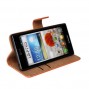 Buy Bag Leather Case For LG Optimus L9 P760 P765 Wallet Stand with Card holders 11 Colors online