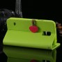 Buy 3 Models! Cherry Case for Samsung Series Flip Cover for Galaxy S5 S4 S3 Leather Wallet Phone Shell Stand Card Slot RCD04087 online