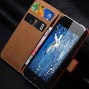 Buy 1pcs New Book Stylish Genuine Leather Case for iphone 4 4S Stand Flip Cover Card Holder Holster YXF01253 online