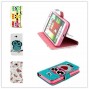 Buy Cartoon Owls Cute Wallet Leather Case for LG L70 D320N Stand bags with business credit card holder TPU inside online