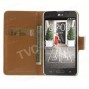 Buy Cell Phone Cases & Bags Colorful Pattern Cross Texture Wallet Leather Flip Cover Case With Stand for LG Optimus L70 online