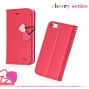 Buy Cute Cherry Series PU Leather Case For iPhone 5 5G 5S Wallet Stand Function With Card Holder Holster Cover Phone Bags RCD00292 online