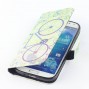 Buy Cute Monroe Bicycle & Flower Camera Style Wallet Stand Flip Case Cover For Samsung Galaxy S4 i9500 Cell Phone online