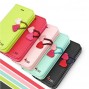 Buy Cute Cherry Series Wallet Stand Function Case for iphone 4 4S 4G Lovely PU Leather Card Holder Holster Cover Phone Bags RCD03703 online